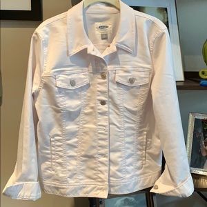Old Navy White Denim Jacket